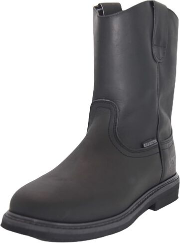 Men's Pull On Leather Soft Toe Work Boot in Saudi Arabia