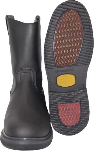 Men's Pull On Leather Soft Toe Work Boot in Saudi Arabia