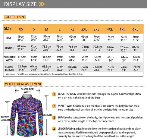 Biyejit Mens Long Sleeve Shirt, Regular Fit Casual Button Down Shirt for Men Teens Size XS-6XL in Kuwait