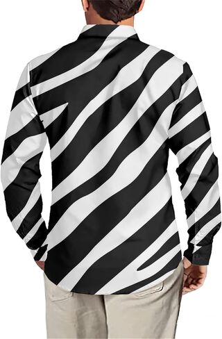 Biyejit Mens Long Sleeve Shirt, Regular Fit Casual Button Down Shirt for Men Teens Size XS-6XL in Kuwait