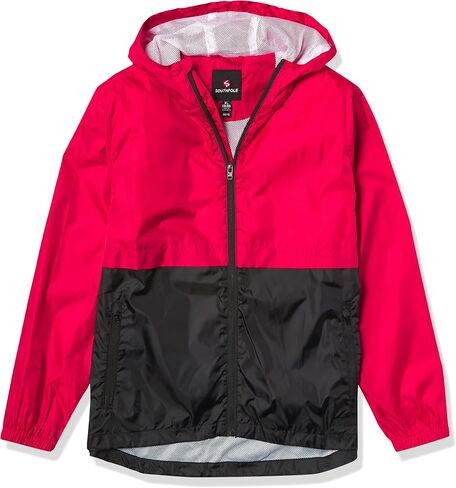 Southpole Men's Colorblock Water Resistance Windbreaker Hooded Jacket in Saudi Arabia