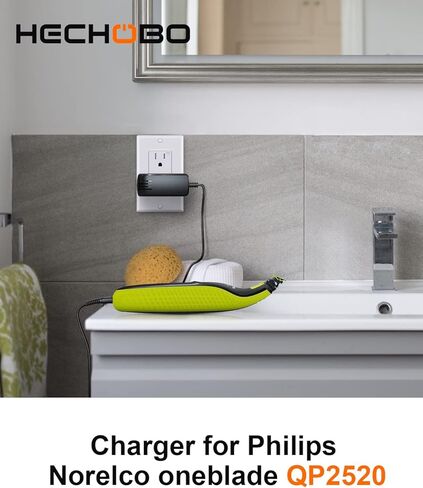 لشاحن Philips One Blade، مناسب لـ Philips Norelco Oneblade QP2520، QP2520 / 90، QP2520 / 72، QP2520 / 70 سلك شحن مزود الطاقة لماكينة الحلاقة الكهربائية in Kuwait