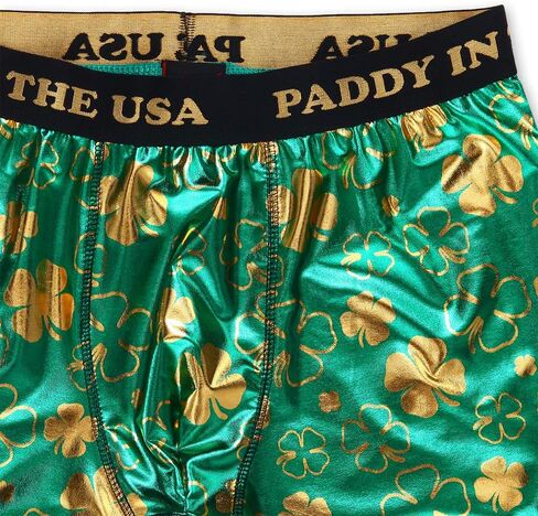 Mad Engine Men's St. Patrick's Day Irish Clover Flag Boxers in Saudi Arabia
