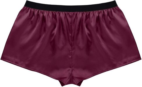 TSSOE Men's Silk Satin Boxer Shorts Lounge Sports Swim Trunks Underwear in Saudi Arabia