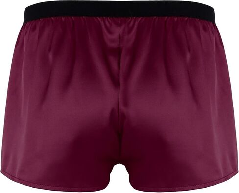 TSSOE Men's Silk Satin Boxer Shorts Lounge Sports Swim Trunks Underwear in Saudi Arabia