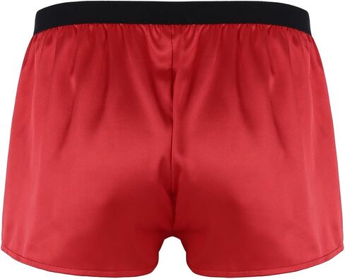 TSSOE Men's Silk Satin Boxer Shorts Lounge Sports Swim Trunks Underwear in Saudi Arabia