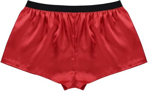 TSSOE Men's Silk Satin Boxer Shorts Lounge Sports Swim Trunks Underwear in Saudi Arabia
