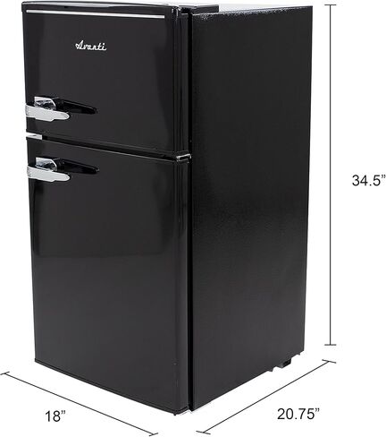 أفانتي RMRT30X6BL-IS ثلاجة صغيرة مع فريزر 3 قدم مكعب. قدم. سعة مصممة على الطراز القديم للمكتب المنزلي أو السكن الجامعي، تذويب يدوي ودرجة حرارة قابلة للتعديل، 3 قدم مكعب، أزرق in Saudi Arabia