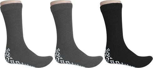 Pack of 3 Pairs - XXXL Non-Skid Bariatric Extra Wide Slipper Socks for People With Swollen feet Diabetes & Edema in Saudi Arabia