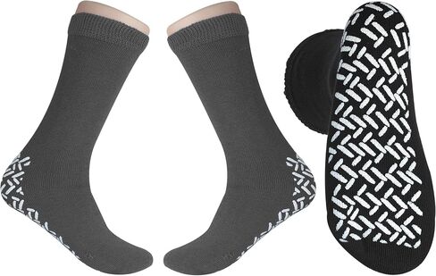 Pack of 3 Pairs - XXXL Non-Skid Bariatric Extra Wide Slipper Socks for People With Swollen feet Diabetes & Edema in Saudi Arabia