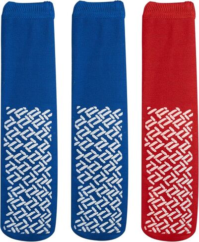 Pack of 3 Pairs - XXXL Non-Skid Bariatric Extra Wide Slipper Socks for People With Swollen feet Diabetes & Edema in Saudi Arabia