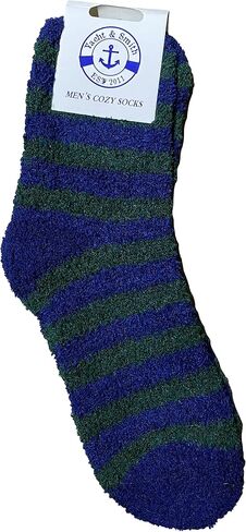 Yacht & Smith Mens Wholesale Bulk Warm And Cozy Fuzzy Socks, Colorful Winter Sock in Saudi Arabia