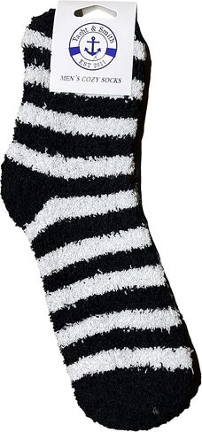 Yacht & Smith Mens Wholesale Bulk Warm And Cozy Fuzzy Socks, Colorful Winter Sock in Saudi Arabia