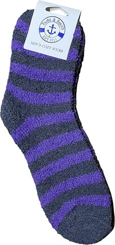 Yacht & Smith Mens Wholesale Bulk Warm And Cozy Fuzzy Socks, Colorful Winter Sock in Saudi Arabia