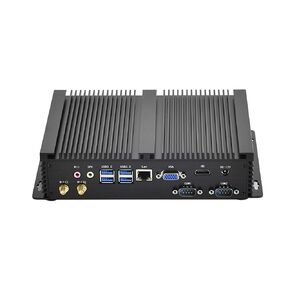 جهاز كمبيوتر صغير بدون مروحة من IDEARACE، وحدة المعالجة المركزية Intel i5 الجيل الثامن 4 النواة، ذاكرة وصول عشوائي DDR4 سعة 8 جيجابايت + SSD سعة 512 جيجابايت، دقة 4K: 4096x2304، 2xCOM RS232، 4xUSB 3.0، HD، VGA، حافظة معدنية، Windows 10 Pro in Kuwait