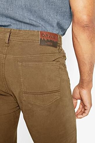 Orvis Men's 5-Pocket Stretch Twill Pants in Saudi Arabia