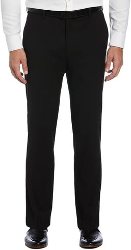 Savane Men's Ff Gab with Noah Wb Flat Front Pant, Black, 32W x 30L in Saudi Arabia