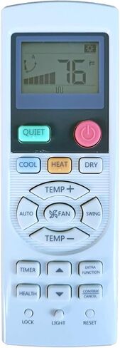 Replacement for Haier AC Air Conditioner Remote Control YR-HD01 YR-HD02 YR-HD03 YR-HD04 YR-HD05 YR-HD06 YR-HD07 YR-HD08 YR-HD09 YL-HD01 YL-HD02 YL-HD03 YL-HD04 YL-HD05 YL-HD06 YL-HD07 YL-HD08 YL-HD09 in Kuwait