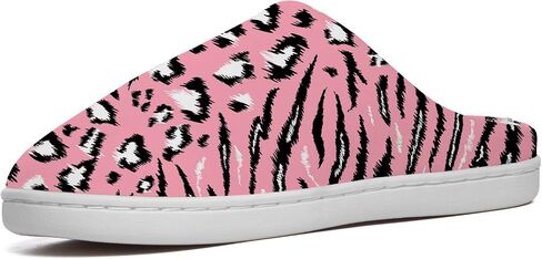 Women's Men's Tiger Print Slippers House Slippers Slip On Memory Foam Fuzzy Slippers Winter Sandals Shoes Gifts in Kuwait