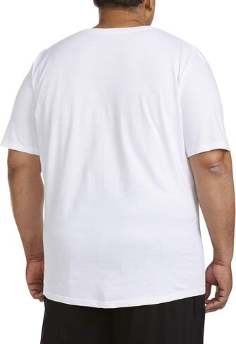 Amazon Essentials Men's Big & Tall 5-Pack V-Neck Undershirts fit by DXL in Saudi Arabia