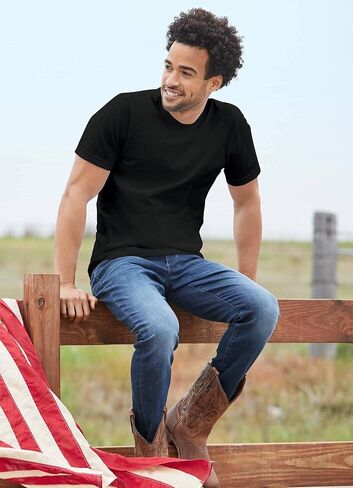 Jockey Men's T-Shirts Made in America 100% Cotton Crew Neck T-Shirt - 2 Pack in Saudi Arabia
