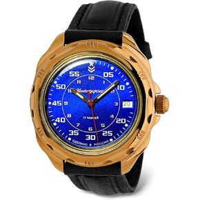 VOSTOK | Komandirskie Classic Red Army Commander Russian Military Mechanical Wrist Watch | Fashion | Business | Casual Men’s Watches | Model Series 181 in Kuwait