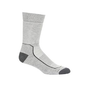 جورب رجالي من Icebreaker Merino Hike Plus متوسط ​​الطاقم، Blizzard Heather - X-Large in Saudi Arabia