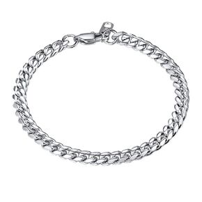 PROSTEEL Stainless Steel Bracelet for Men Women, Stylish Cuban Link Bracelets, Black/18K Gold Plated, W:4.8mm/6mm/10mm/14mm, L:19cm/21cm, Come Gift Box