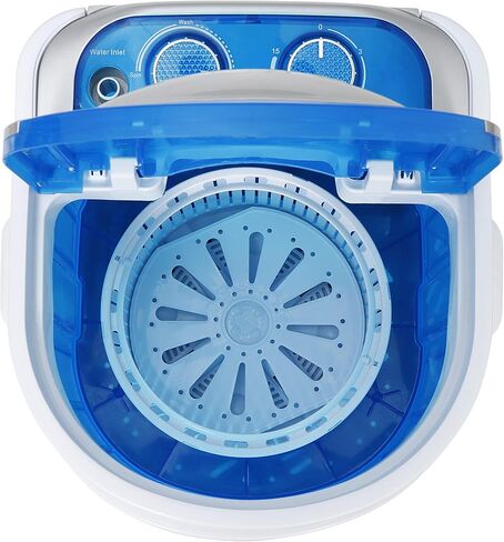 LEMY Mini Baby Washing Machine Portable and Compact Laundry Washer with 8.8lbs Washing Capacity, Single Tub, Blue in Saudi Arabia
