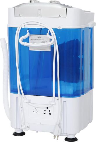 LEMY Mini Baby Washing Machine Portable and Compact Laundry Washer with 8.8lbs Washing Capacity, Single Tub, Blue in Saudi Arabia