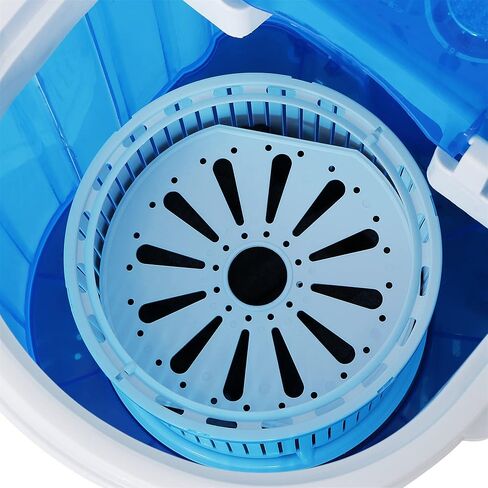 LEMY Mini Baby Washing Machine Portable and Compact Laundry Washer with 8.8lbs Washing Capacity, Single Tub, Blue in Saudi Arabia