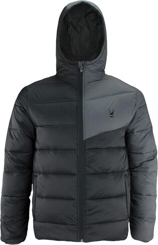 Spyder mens Puffer Jacket,full Zip in Saudi Arabia