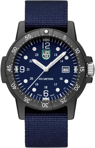 Luminox G Sea Bass Carbonox X2.2003.ND Mens Watch 44mm - Military Watch in Blue Date Function 100m Water Resistant in Saudi Arabia