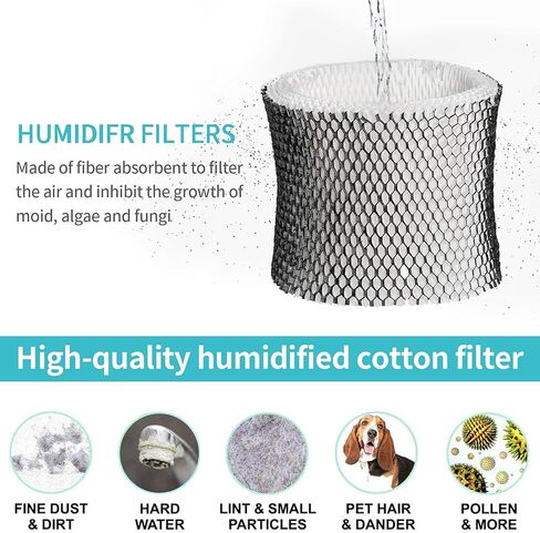 فلتر مرطب HWF64 - 3 عبوات من فلاتر فتيل مرطب للهواء هولمز HWF64 ومرطبات أشعة الشمس والبيونير التي تتطلب فلتر B, , 8, , in Kuwait