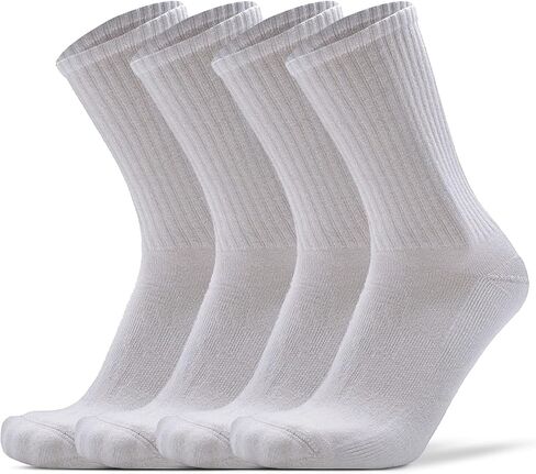 KitNSox 1/4 Pack Men's Women's Merino Wool Hiking Running Socks Crew Warm Thick Cushioned Outdoor Walking Sport Athletic Sock in Kuwait