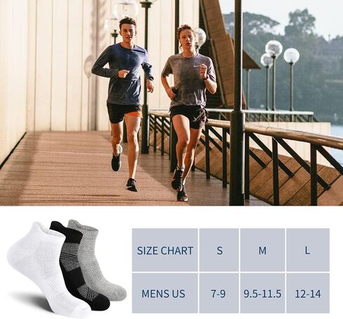 Cadocado Men's and Women's Ankle Quarter Socks Performance Cotton Cushioned Athletic Ankle Socks Crew Quarter Socks in Saudi Arabia
