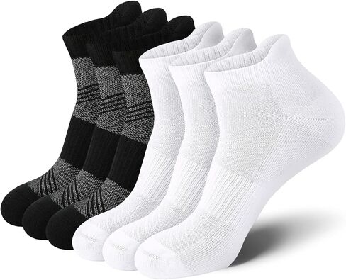 Cadocado Men's and Women's Ankle Quarter Socks Performance Cotton Cushioned Athletic Ankle Socks Crew Quarter Socks in Saudi Arabia
