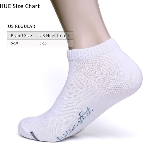 جوارب جري للسيدات من BILLION FEET، جوارب رياضية منخفضة القطع لدعم القوس، جوارب للنساء مقاس 6-9 (6 أزواج) in Saudi Arabia