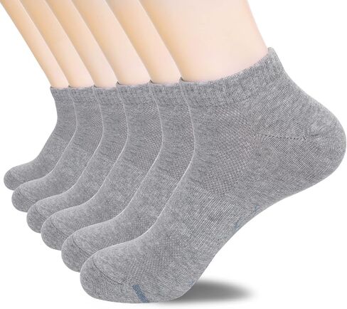 جوارب جري للسيدات من BILLION FEET، جوارب رياضية منخفضة القطع لدعم القوس، جوارب للنساء مقاس 6-9 (6 أزواج) in Saudi Arabia