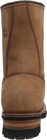 Ad Tec 9" Women Logger Boots Crazy Horse Leather, Plain Soft Safety Toe With Oil Resistant Lug Sole in Saudi Arabia