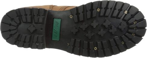 Ad Tec 9" Women Logger Boots Crazy Horse Leather, Plain Soft Safety Toe With Oil Resistant Lug Sole in Saudi Arabia
