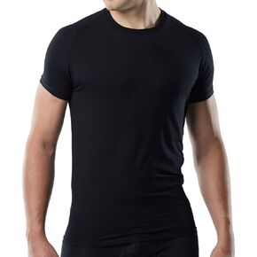 Mr. Davis Men's Bamboo Viscose Tailored Cut Crew Neck Undershirt 3 Pack in Saudi Arabia