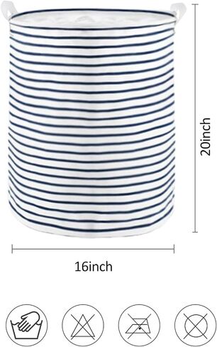 Collapsible Laundry Basket in Bedroom Waterproof Laundry Hamper in Bathroom Large Laundry Bag in College Dormitory Cloakroom Livingroom Nursery Organizer Toy Bin in Kuwait