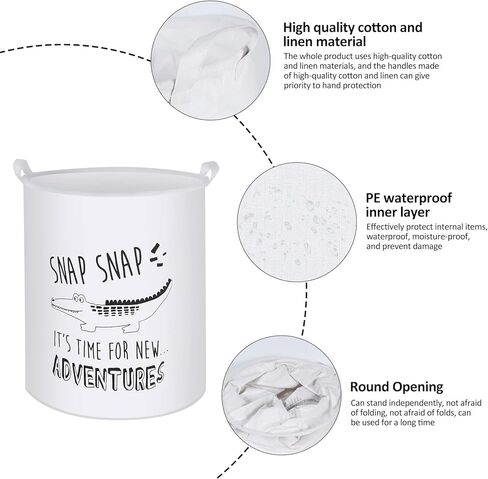 Collapsible Laundry Basket in Bedroom Waterproof Laundry Hamper in Bathroom Large Laundry Bag in College Dormitory Cloakroom Livingroom Nursery Organizer Toy Bin in Kuwait