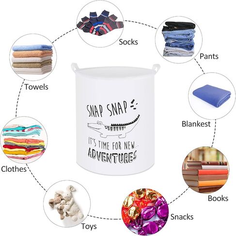 Collapsible Laundry Basket in Bedroom Waterproof Laundry Hamper in Bathroom Large Laundry Bag in College Dormitory Cloakroom Livingroom Nursery Organizer Toy Bin in Kuwait