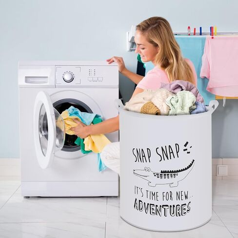 Collapsible Laundry Basket in Bedroom Waterproof Laundry Hamper in Bathroom Large Laundry Bag in College Dormitory Cloakroom Livingroom Nursery Organizer Toy Bin in Kuwait