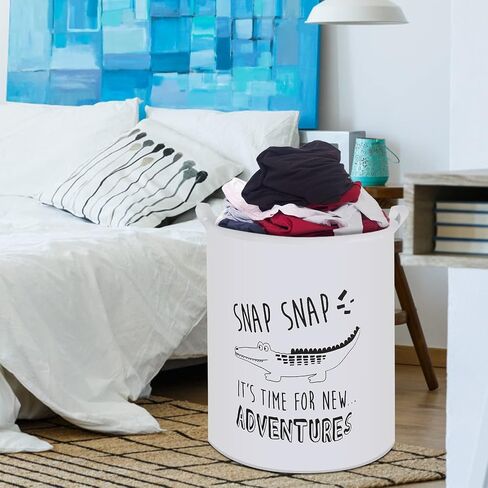 Collapsible Laundry Basket in Bedroom Waterproof Laundry Hamper in Bathroom Large Laundry Bag in College Dormitory Cloakroom Livingroom Nursery Organizer Toy Bin in Kuwait