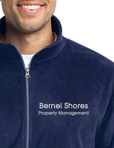 Custom Embroidered Lightweight Jacket for Women & Men - Add Your Text - Embroidery Zip Up Fleece Outerwear in Saudi Arabia
