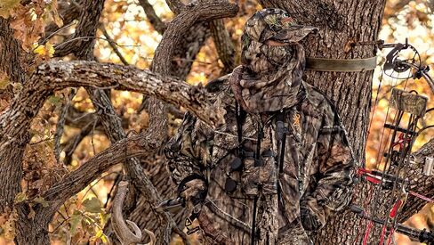 سترة TrailCrest للرجال C-Max بسحاب كامل من الصوف القطبي، أنماط مموهة من Mossy Oak in Kuwait