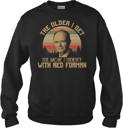 The Older I GET The More I Identify with RED Forman - Vintage Retro T-Shirt in Kuwait